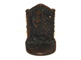 Antique Figural Metal Doorstop