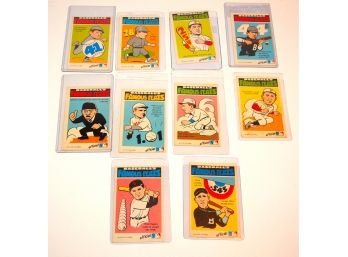 Rare 1972 Cartoon Baseball Cards Babe Ruth & More