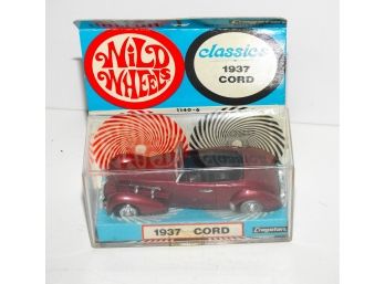 Vintage Cragstan 1937 Cord Diecast Car In Original Package