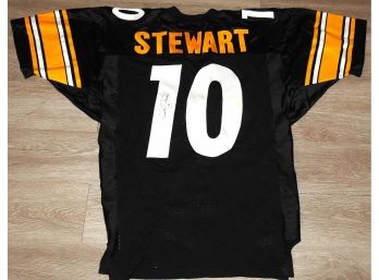 Signed Kordell Stewart Pittsburg Steelers Football Jersey