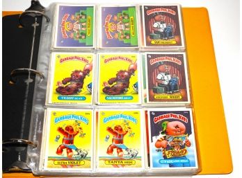 Binder Full Of 1980s Garbage Pail Kids Trading Cards