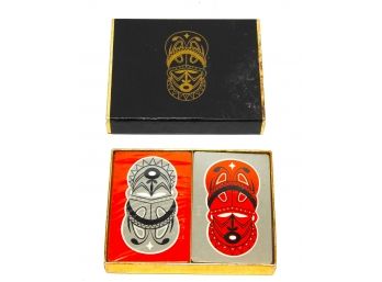 Old Sealed & Stamped Double Deck Set Of Playing Cards