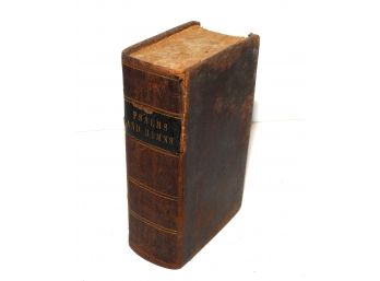 1845 Psalms & Hymns Hard Cover Book Black Label