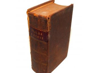 1845 Psalms & Hymns Hard Cover Book Red Label