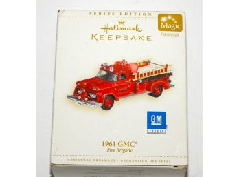 Hallmark Fire Engine Christmas Ornament