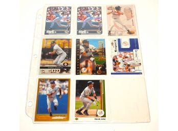 Lot Of NY Yankees Derek Jeter Baseball Cards