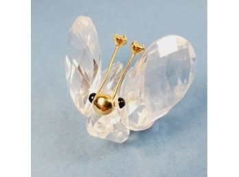 Crystal And Gold Tone Butterfly*