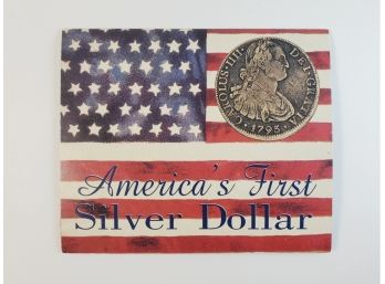 America's First SILVER DOLLAR 1793 Carolus IIII Dei Gratia Eight Reale, Reproduction*