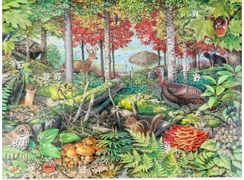 Northeast Deciduous Forest Sheet Of 10 - Nature Of America Series #6 Of 12 37 Cent Stamps