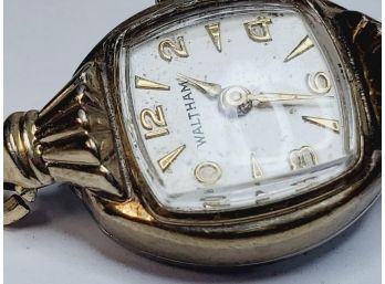 Vintage Waltham Ladies Wrist Watch 10kt RGP And Stainless Steal*