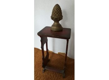 Bookend Finial   And Small Stand