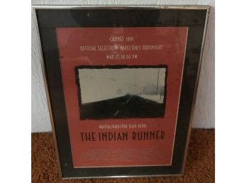 Framed 'The Indian Runner'