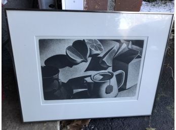 Signed & Numbered Aquatint 'Gathering' By Bill Behnken
