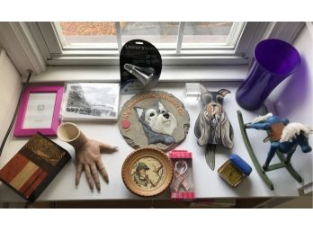 Miscellaneous Lot- Hand, Vase, Frame, Clock And Much More