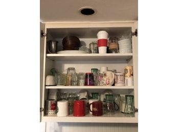 Cabinet Full Of Cups & Mugs