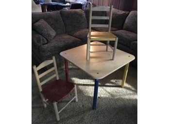 Childs Table & 2 Chairs