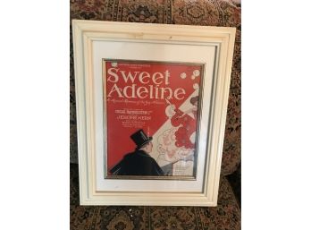 Sweet Adeline  Framed Poster