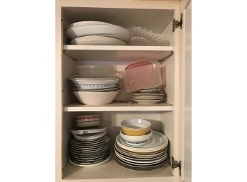 Cabinet Of Bowls & Plates