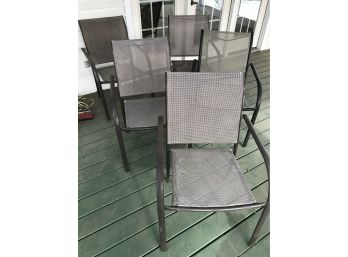 Five Outdoor Chairs