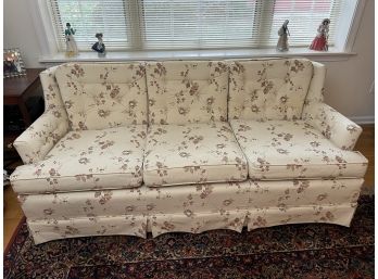 Vintage Harden Sofa With Floral Chintz Upholstery