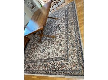 Karastan Cream Tabriz Design #738 Wool Carpet, 8.8' X 10.6'