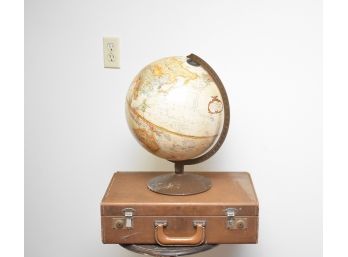 Vintage Globe And Briefcase