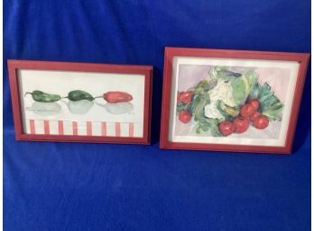 2 Original Painting, Watercolors, One Sign By The Artist ,who Did Both, Great Shape Great Shape