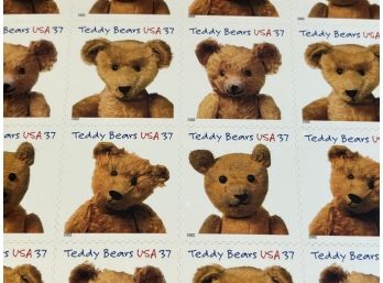 TEDDY BEARs - Full Sheet Of 20 - 37 Cent Stamps  SEALED US Postage