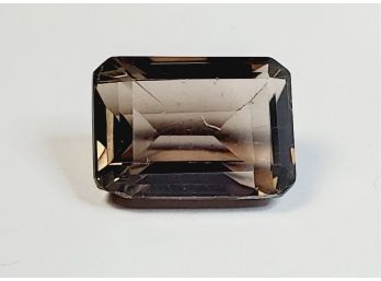 2 Carat ----- 10x8mm Emerald Cut  Smokey Quartz Loose Gemstone