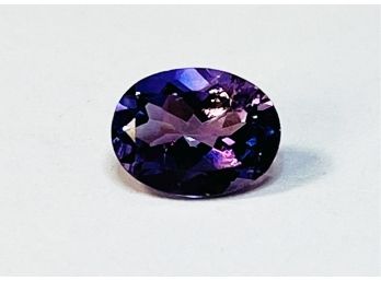 2 Carat ---------- 10x8mm Oval Cut Amethyst Loose Gemstone