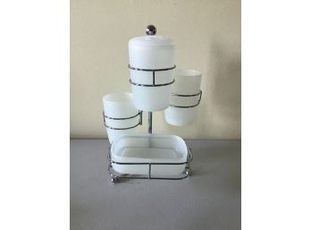 Bathroom Accessory Soap And Cup Holder