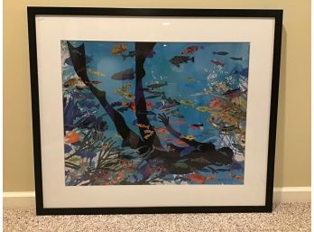 Framed Print - Underwater Immersion, Signed Nancy Hammond