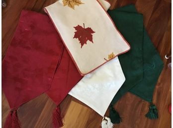 Lot Of 6 Table Runners - See Description For Sizes