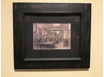 Billiards Themed Framed Print - 13.5 X 11