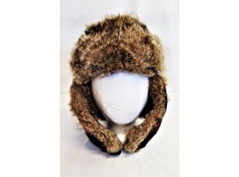 NEW Mad Bomber Fur Trimmed Flap Wool Hat Size XL