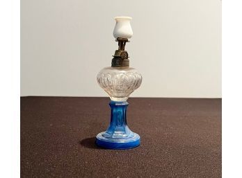 Vintage Miniature Oil Kerosene Lamp