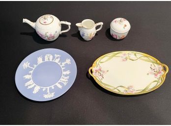 Group Of Fine Quality Table Top Porcelains Including Limoges, KPM, Wedgwood