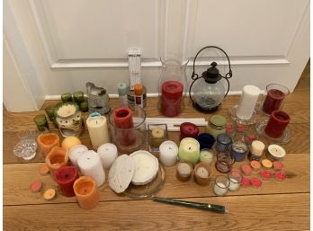 Candles And Candle Holders Galore!