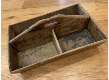 Antique Wood Tool Caddy