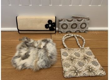 Four Clutch Hand Bags