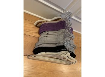 50 Felt Covered Hangers