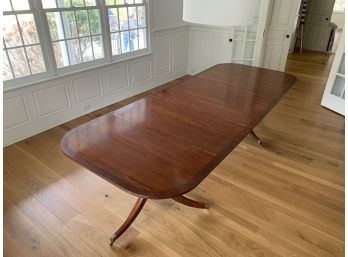 Vintage Yew Wood Dining Table
