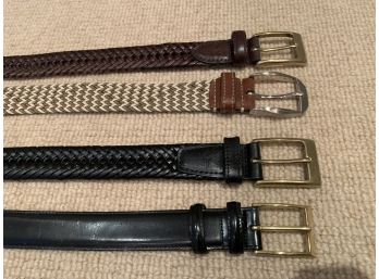 Four Men’s Belts, Size 36