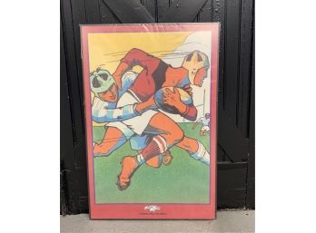 Custom Framed Rugby Poster