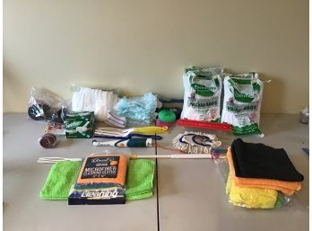 Cleaning Lot - Swiffers, Rags, Vacuum Bags, Scrubbers, Plus