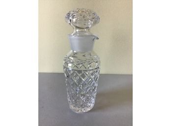 Waterford Crystal Decanter With Pour Spout And Stopper