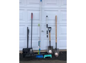 Lawn Tools - Shovels, Rake, House Washing Brooms, Squeegee