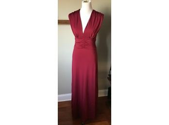 NWT - Aggie Wine Colored Maxi Dress - Size M