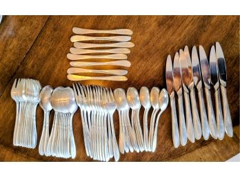 Large Lot Of  Silverware Stamped 'Deep Silver'  Holmes & Edwards