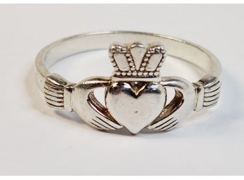 Classic New Sterling Silver Claddagh Ring